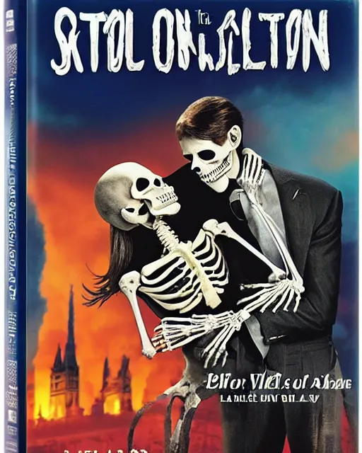 Prompt: 'the skeleton that kissed me' blu-ray DVD case still sealed in box, ebay listing