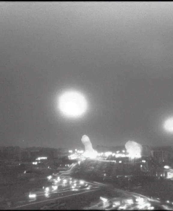 Image similar to Pulgasari the North Korean starfish monster destroying Pyongyang city, volumetric lighting, filmstill, produced by Kim Jong-il, Kodachrome, kaiju-eiga, monster movie, communist propaganda, film noir, 35mm film grain, Cooke Varotal 20-100mm T3.1, monochrome, in the style of Ishirō Honda and Akira Kurosawa