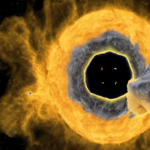 Prompt: azathoth as seen through the james webb telescope