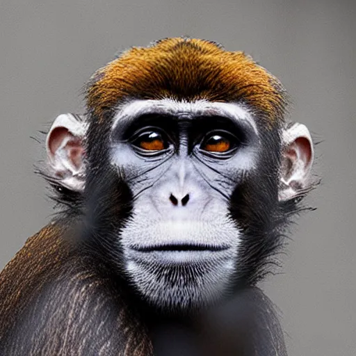 Image similar to monkey portrait