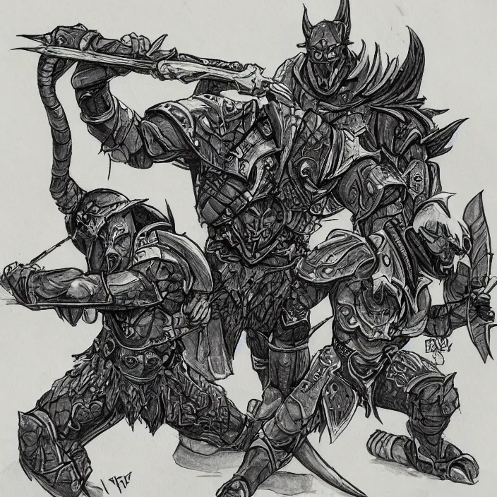 Image similar to Fury on 36 Hlaalu. Drawings artstation inktober concept art