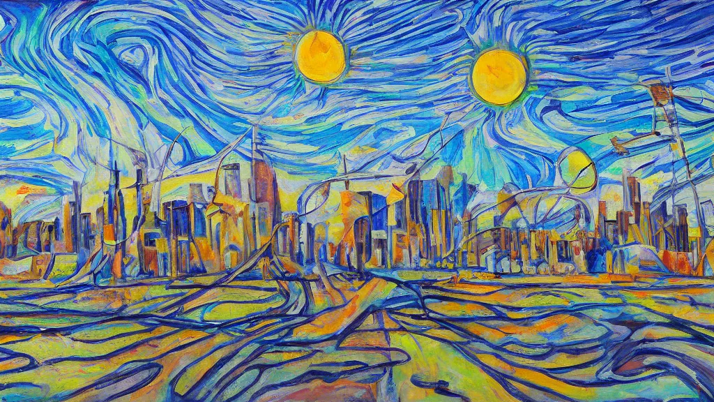 Image similar to expressionism solar winnipeg