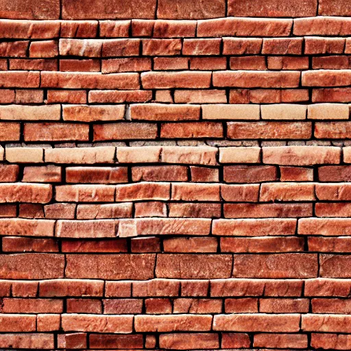 Prompt: baked beans brick wall texture