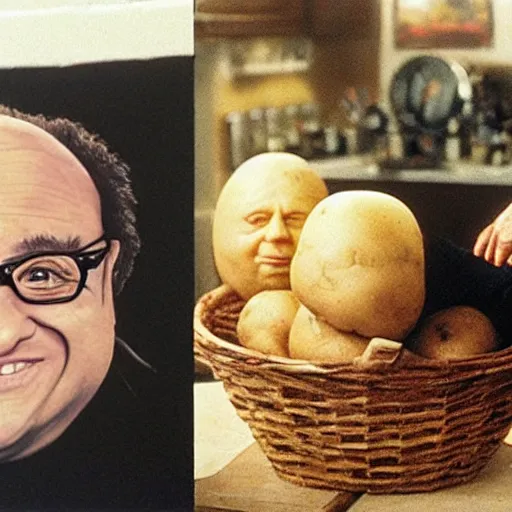 Image similar to danny devito as a potato