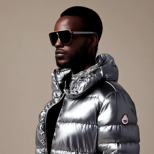 Moncler silver jacket clearance mens