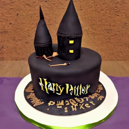 Image similar to harry potter cake