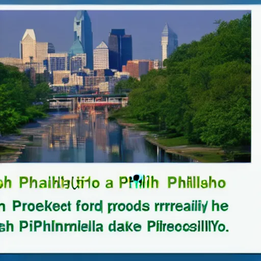 Prompt: fresh air is produced in philadelphia