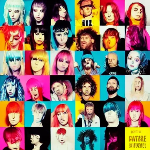 Image similar to paramore 2 0 2 2 new album cover and list of songs with hayley williams