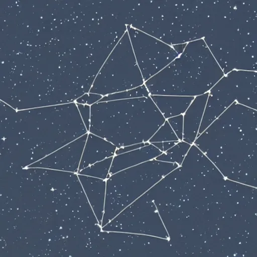 Prompt: A constellation that resembles Michael Jackson