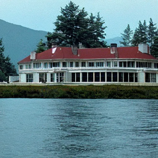 Image similar to film still of lake joseph kevin o leary house, in American Psycho