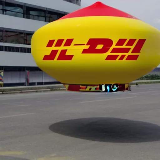 Prompt: dhl ufo