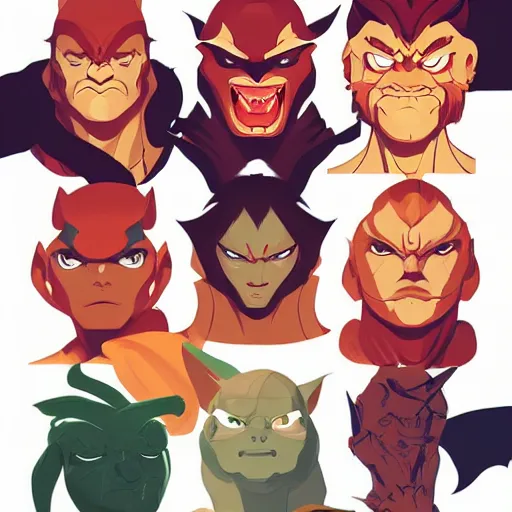 Image similar to face icon stylized minimalist thundercats, loftis, cory behance hd by jesper ejsing, by rhads, makoto shinkai and lois van baarle, ilya kuvshinov, rossdraws global illumination