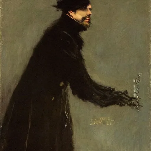 Image similar to spectre by alfred stevens