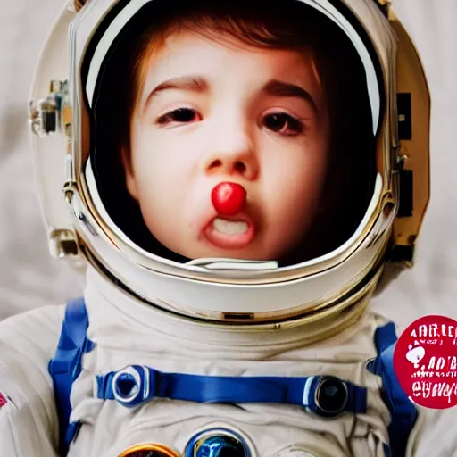 Prompt: very cute astronaut duckling face portrait realistic 5 0 mm lens cinematic realistic photo