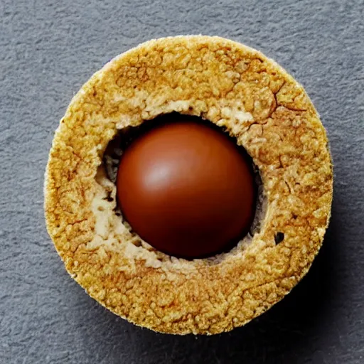 Prompt: emoji of a scotch egg