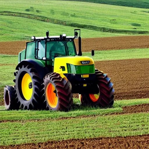 Image similar to agricultural machinery taking over the world