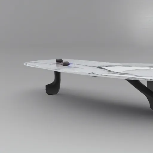 Prompt: enterprise workflow engine, marble table, 3 d render octane