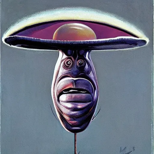 Image similar to alien by wayne thiebaud