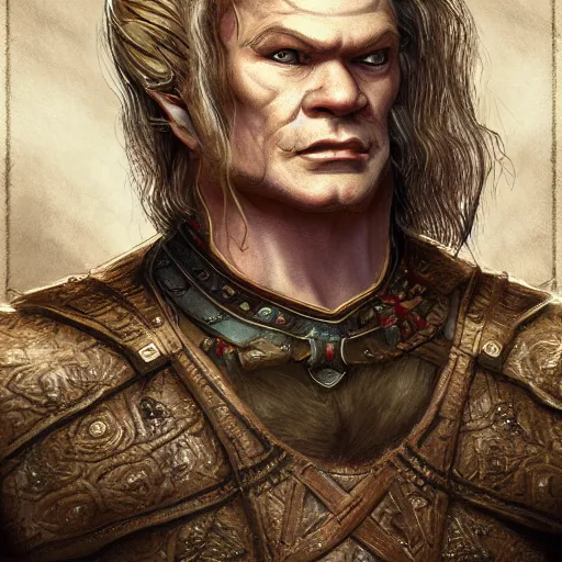 Prompt: vigo the carpathian, style of wlop on artstation