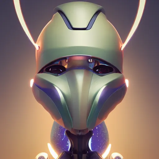 Prompt: product photo of a futuristic cute robo, by artgerm and greg rutkowski and marc newson, alphonse mucha, zaha hadid, volumetric light, detailed, octane render, midsommar