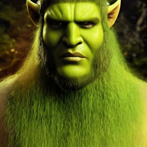 Prompt: na'vi with green beards, water