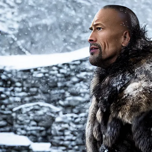 Image similar to Dwayne The Rock Johnson in Game of Thrones