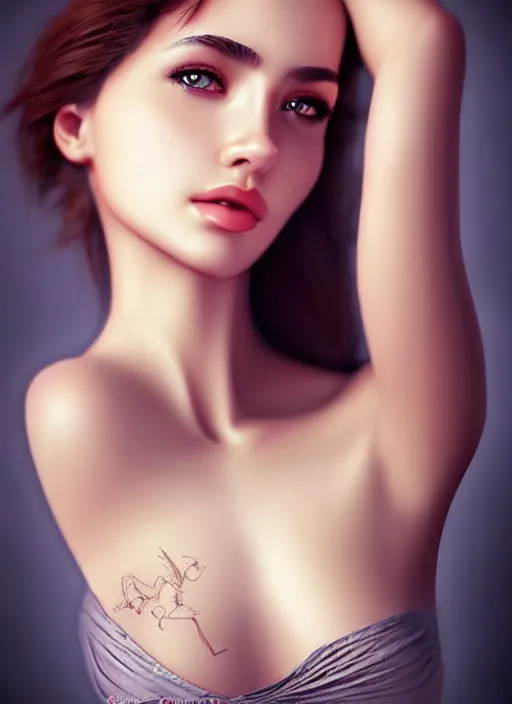 Image similar to a gorgeous greek female photo, professionally retouched, soft lighting, realistic, smooth face, full body shot, torso, dress, perfect eyes, sharp focus on eyes, 8 k, high definition, insanely detailed, intricate, elegant, art by artgerm and jason chan