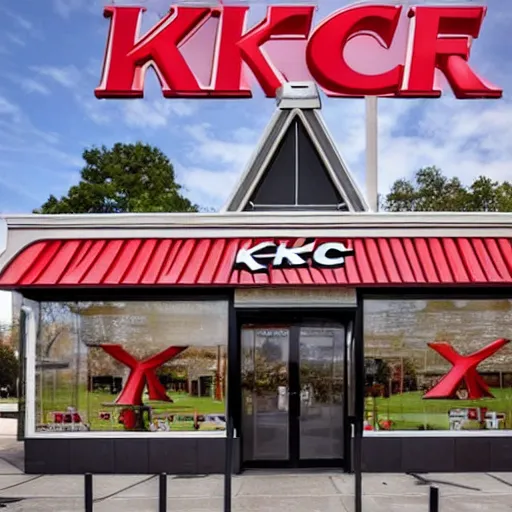 Image similar to exterior of a KFC cathedral