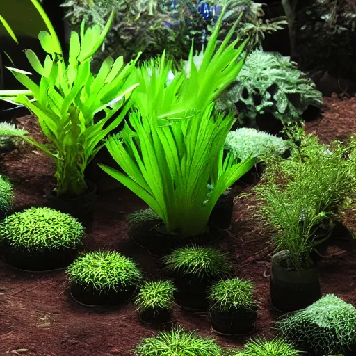 Image similar to glowing plants