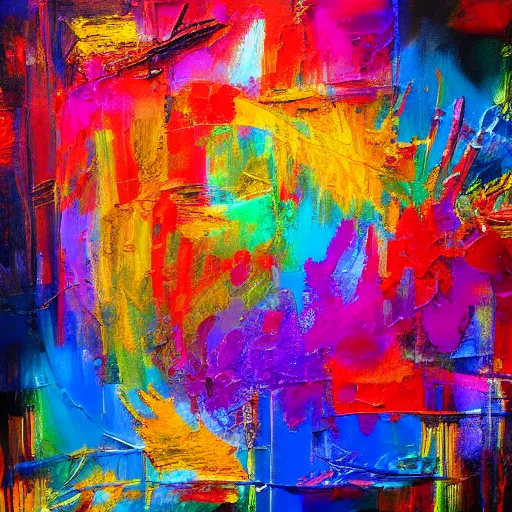 Image similar to abstract number 7 6 intricate expressive colorful