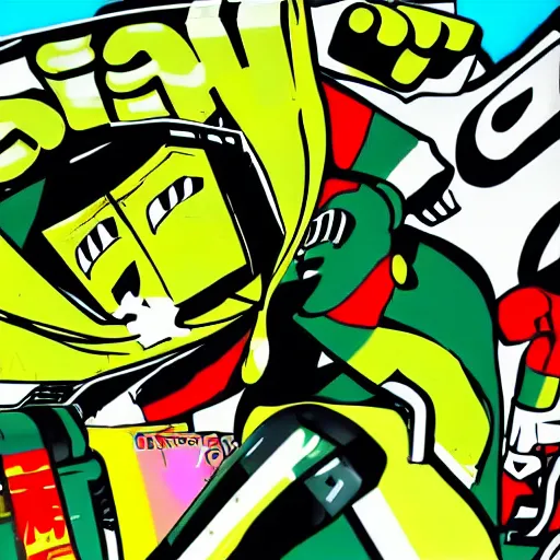 Image similar to jet set radio