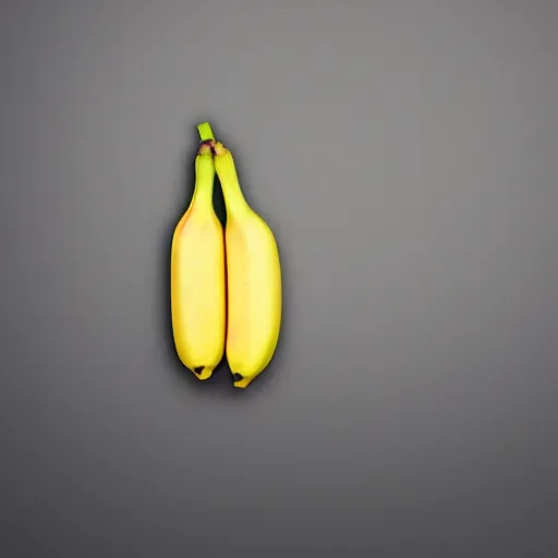 Image similar to a TRANSLUCENT bag containing a banana, black background