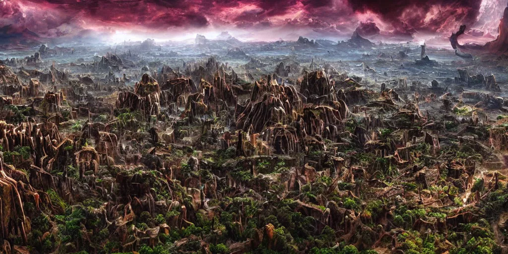 Image similar to amazing crazy landscape photo of a secret civilization, hyperdetailed, cinematic masterpiece