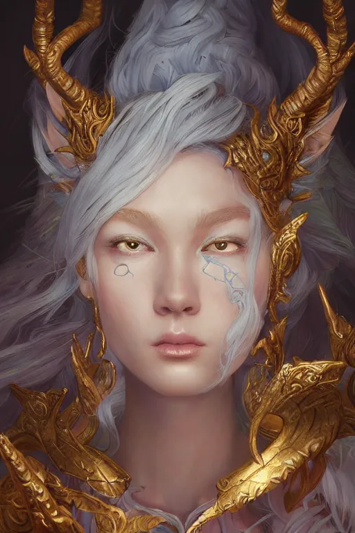 Image similar to fairy king, highly detailed, d & d, fantasy, highly detailed, digital painting, trending on artstation, concept art, sharp focus, illustration, global illumination, ray tracing, realistic shaded, art by artgerm and greg rutkowski and fuji choko and viktoria gavrilenko and hoang lap,