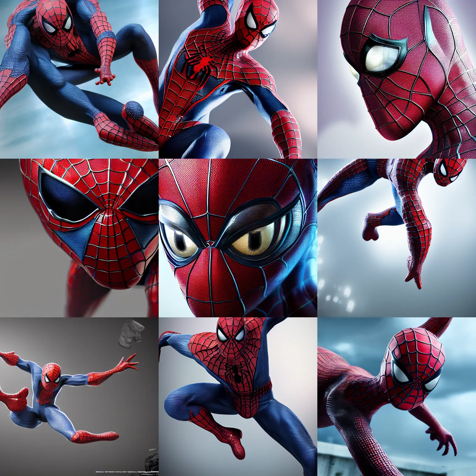 Prompt: chiba spiderman, highly detailed, concept art, realistic, octane render, unreal engine, up close shot