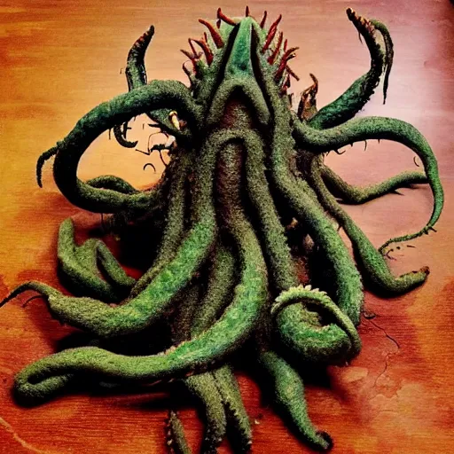 Image similar to flesh eating plant eldritch horror cthulhu