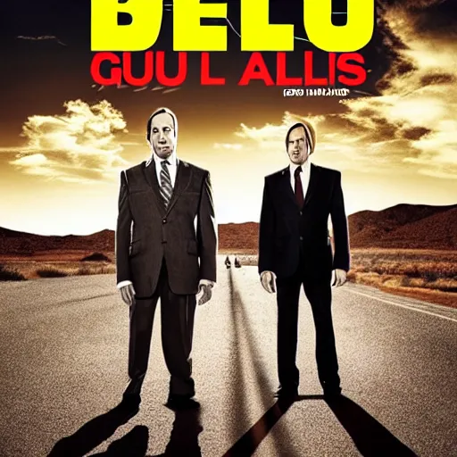 Prompt: better call saul poster