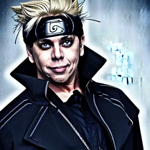 Image similar to Naruto as Till Lindemann