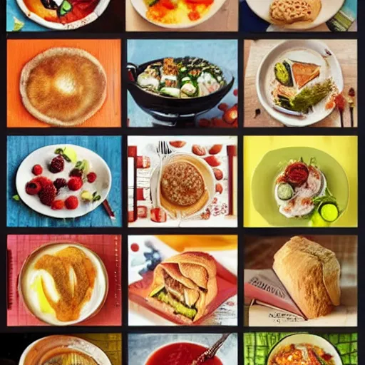 Image similar to a book cover of 101 recipes for breakfast