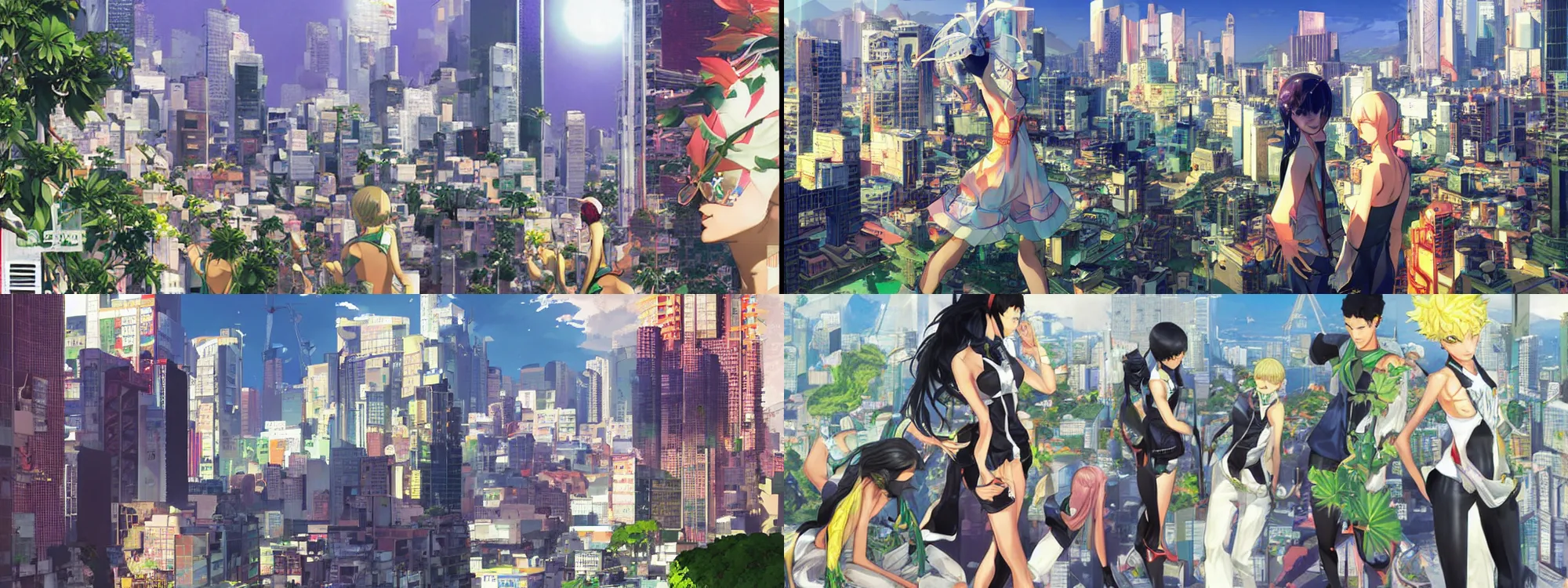 Solarpunk Rio de Janeiro by shigenori soejima | Stable Diffusion