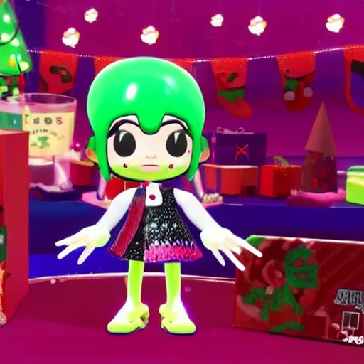 Image similar to Splatoon 3 Christmas event outfit