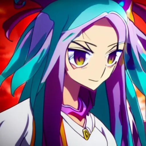 Image similar to Shiro from No Game No Life