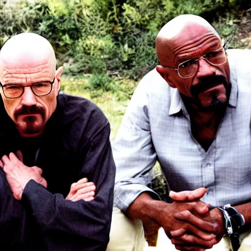 Image similar to walter white meets walter black, his african american version