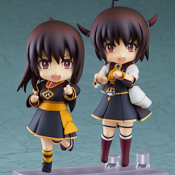 Prompt: An Anime Nendoroid Konosuba Megumin, Product Photo, Extremely Detailed Photo, Studio Lighting, Direct Lighting