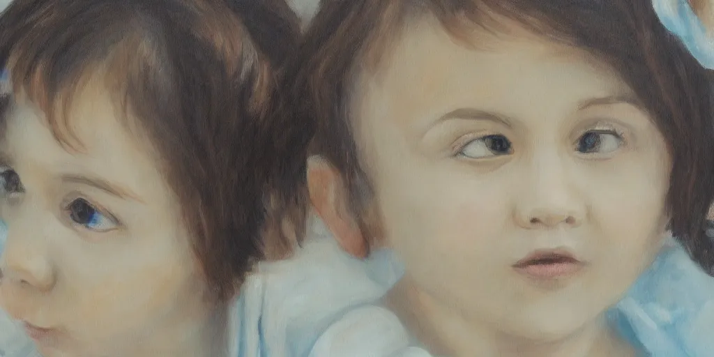 Image similar to detailed painting of innocence