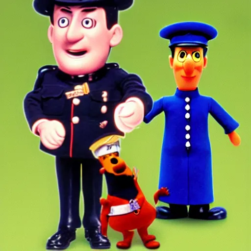 Image similar to herman goering in postman pat