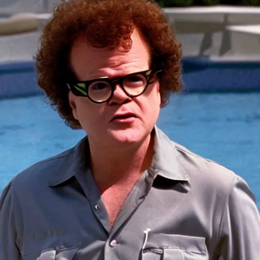 Prompt: Dr. Steve Brule appears in Bay Watch