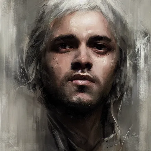 Prompt: face protrait of darnis targaryen, realistic, ultrahd, jeremy mann painting