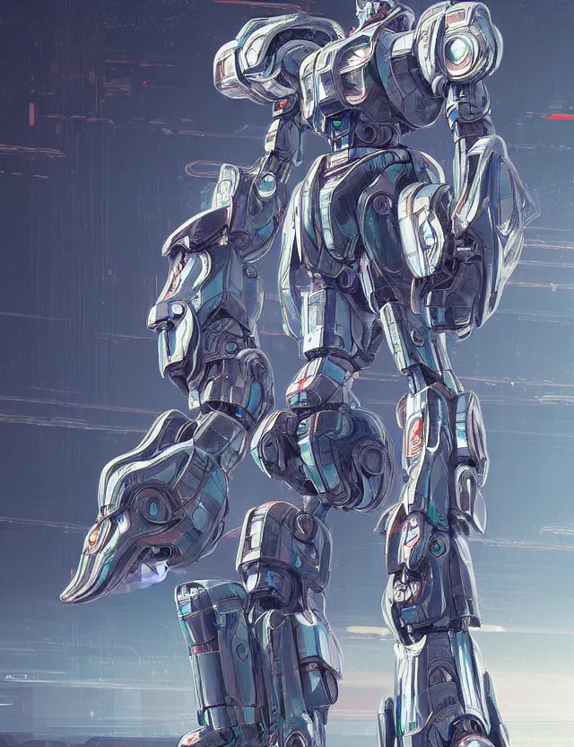 Image similar to future mecha boy reflective chrome armor super intricate ornaments artwork by tooth wu and wlop and alena aenami and greg rutkows