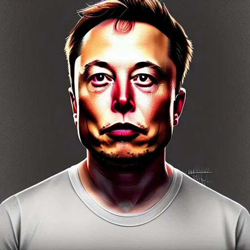 Prompt: Elon musk sad , trending on artstation , Hyperdetailed , CGSociety